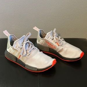 Size 9 Men’s adidas NMD_R1 Grey Solar Red